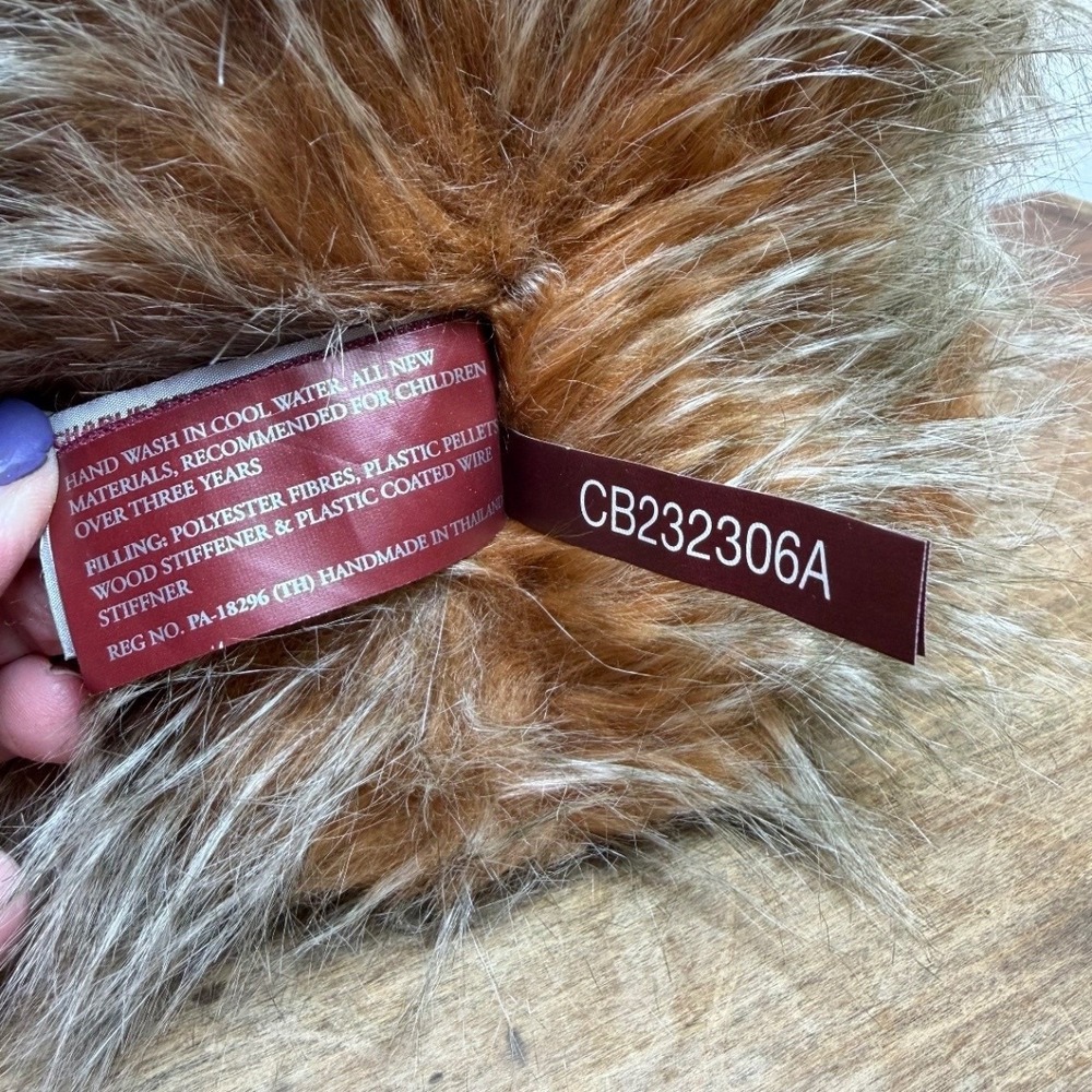 Bonfire Toffee 17.5" 2023 Charlie Bears Plush Collection Limited Edition Bear - Picture 13 of 16